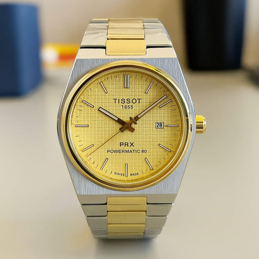 Tissot PRX Powermatic 80 – Two-Tone Watch
