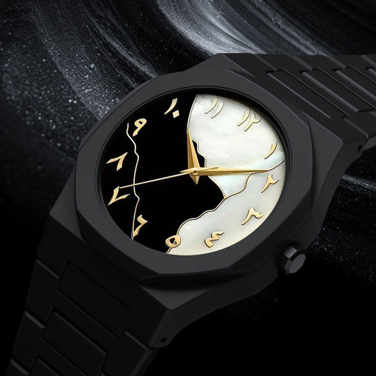 Marble Arabic Aura Watch