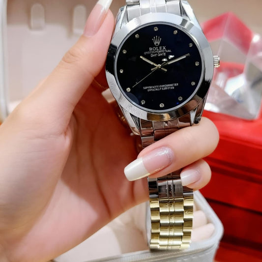 Rolex Inspired White Luxury Watch